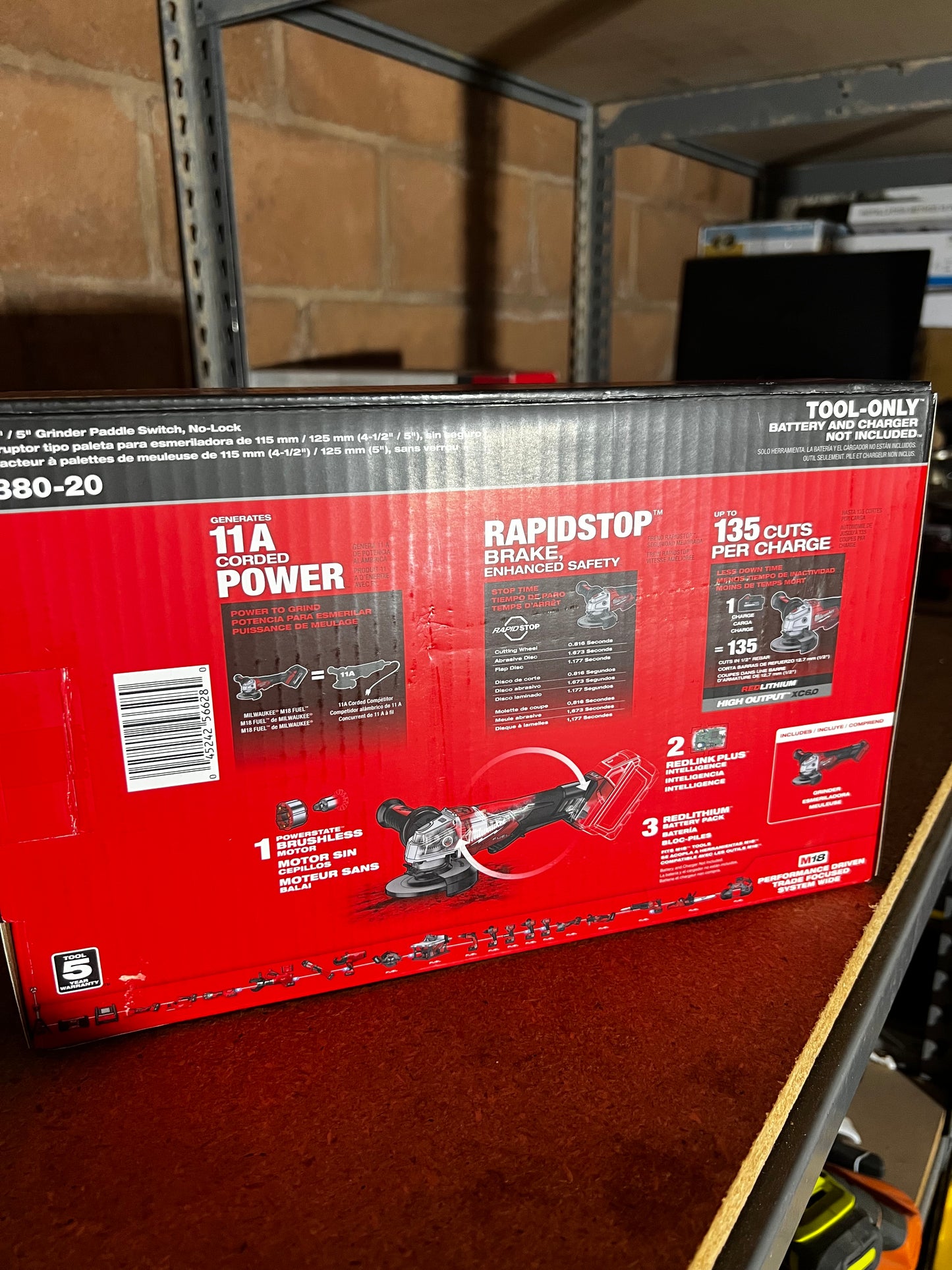 Esmeril Milwaukee M18