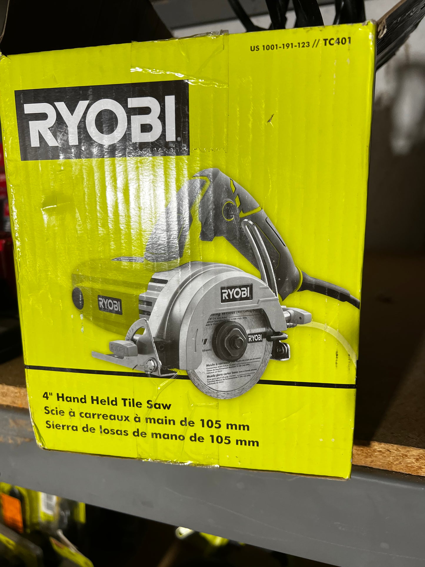 Sierra manual para azulejos de CA de 4"