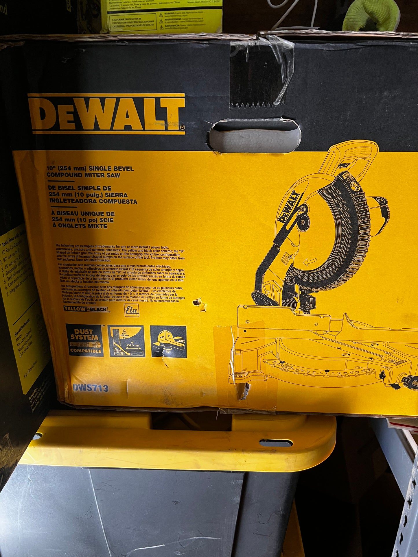 Sierra de Inglete de 10" Dewalt
