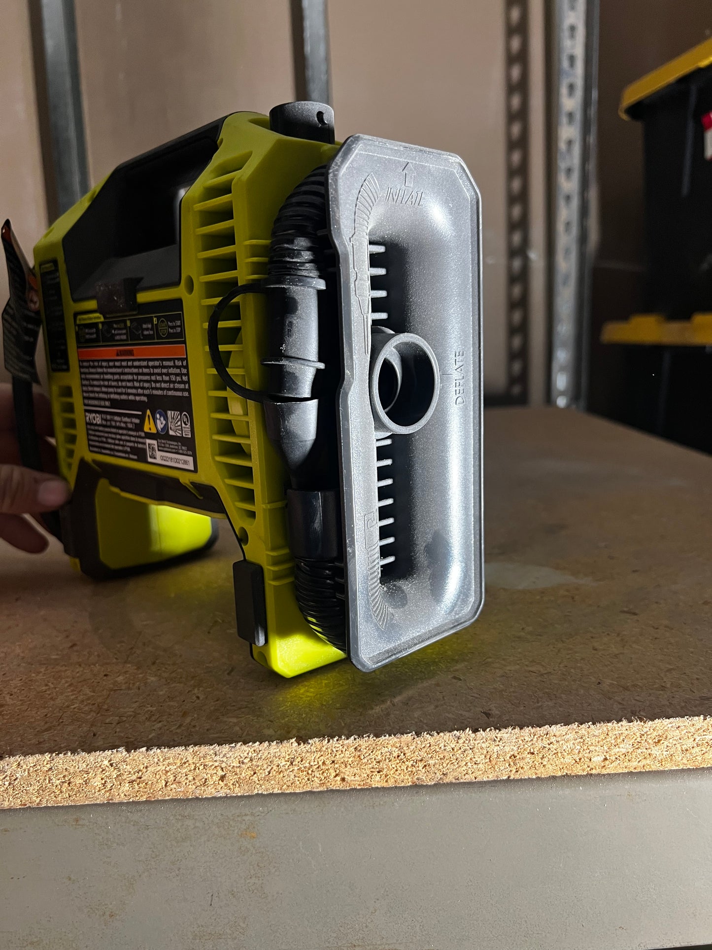 Inflador Ryobi 18V