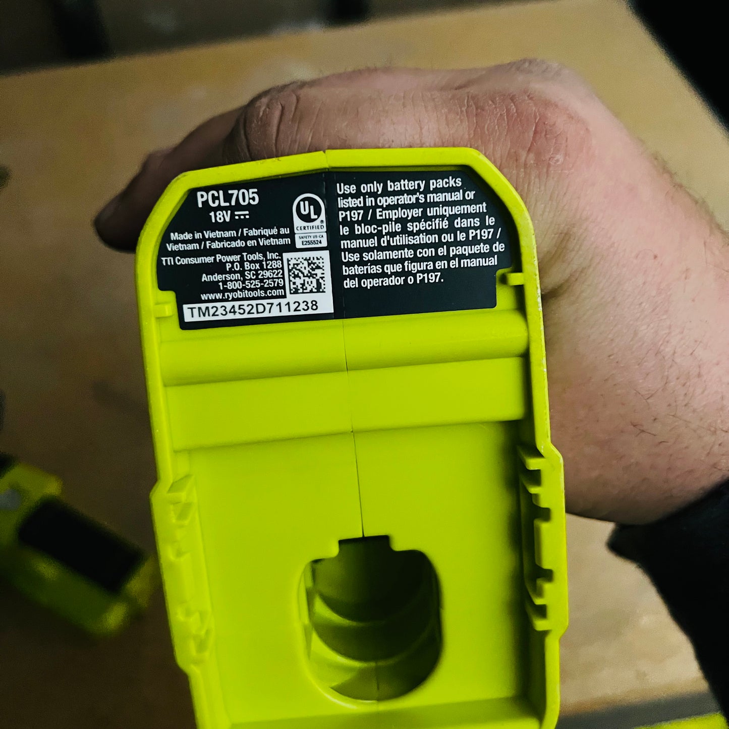 Aspiradora de Mano Ryobi 18V