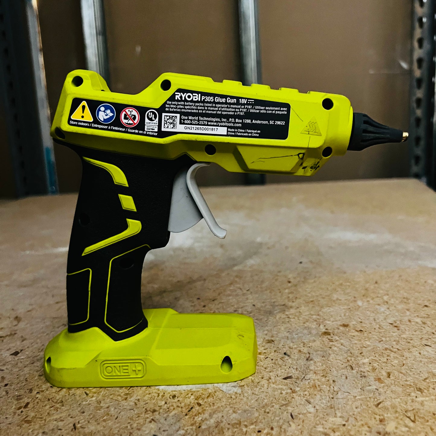 Pistola de Silicon Ryobi 18V