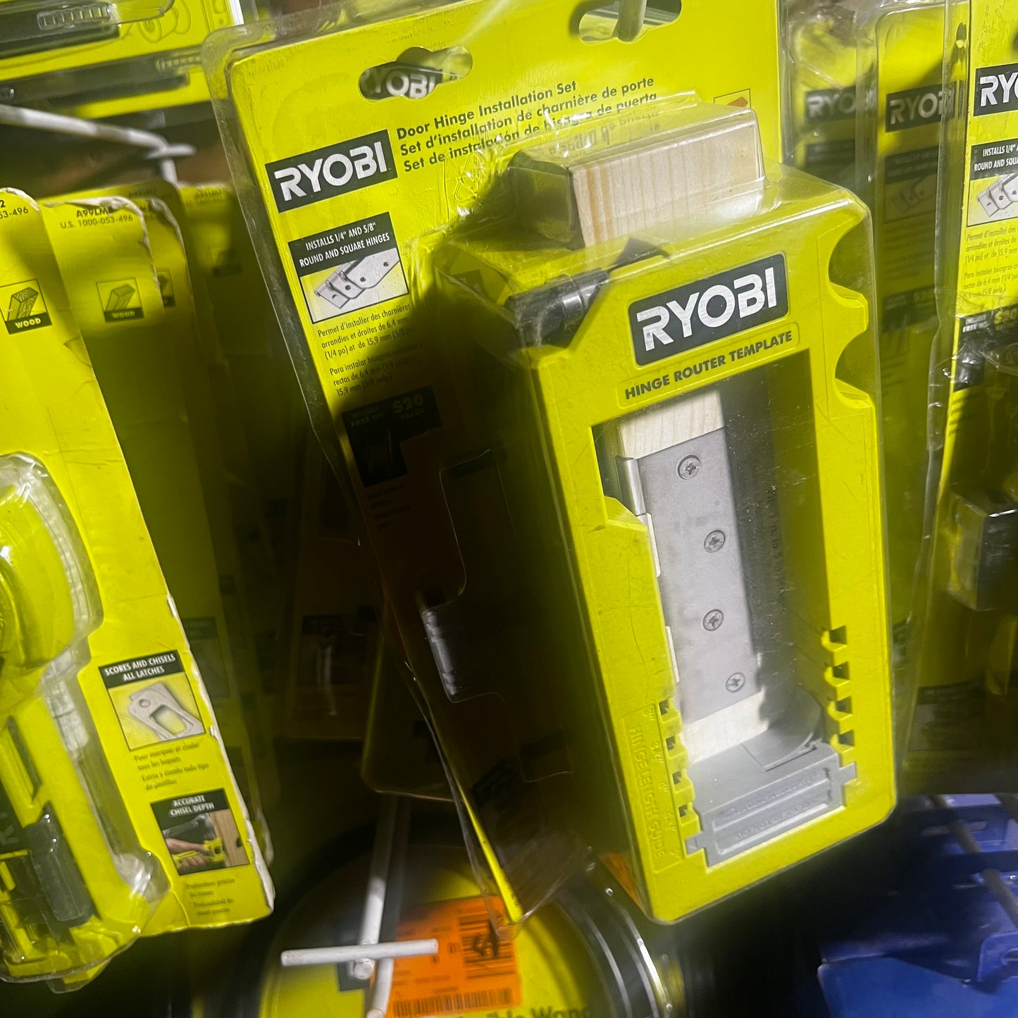 Plantilla de Bisagra de Puerta