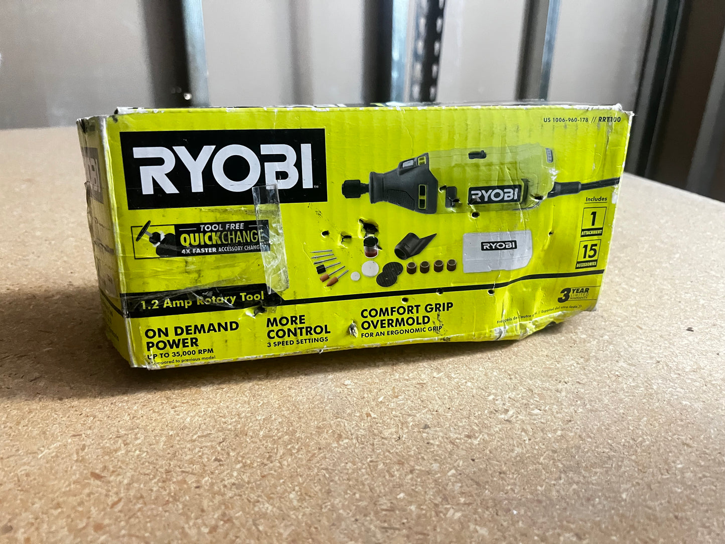 Herramienta Giratoria Ryobi Electrica o Usb