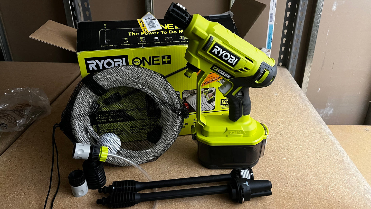Hidrolavadora de 320 PSI Ryobi 18V